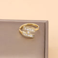 H Letter Full Set with Zircon Ring Luxury Jewelry Gift Set