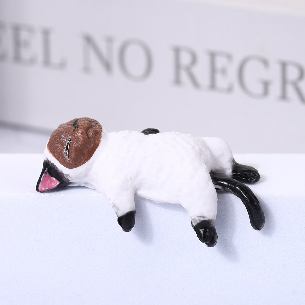 Cute Cat Figurine Mini Desk & Car Console Decoration