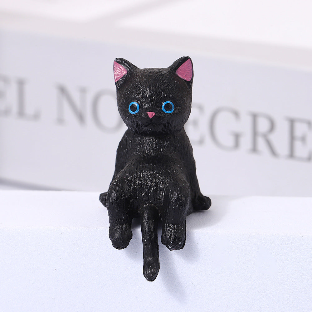 Cute Cat Figurine Mini Desk & Car Console Decoration