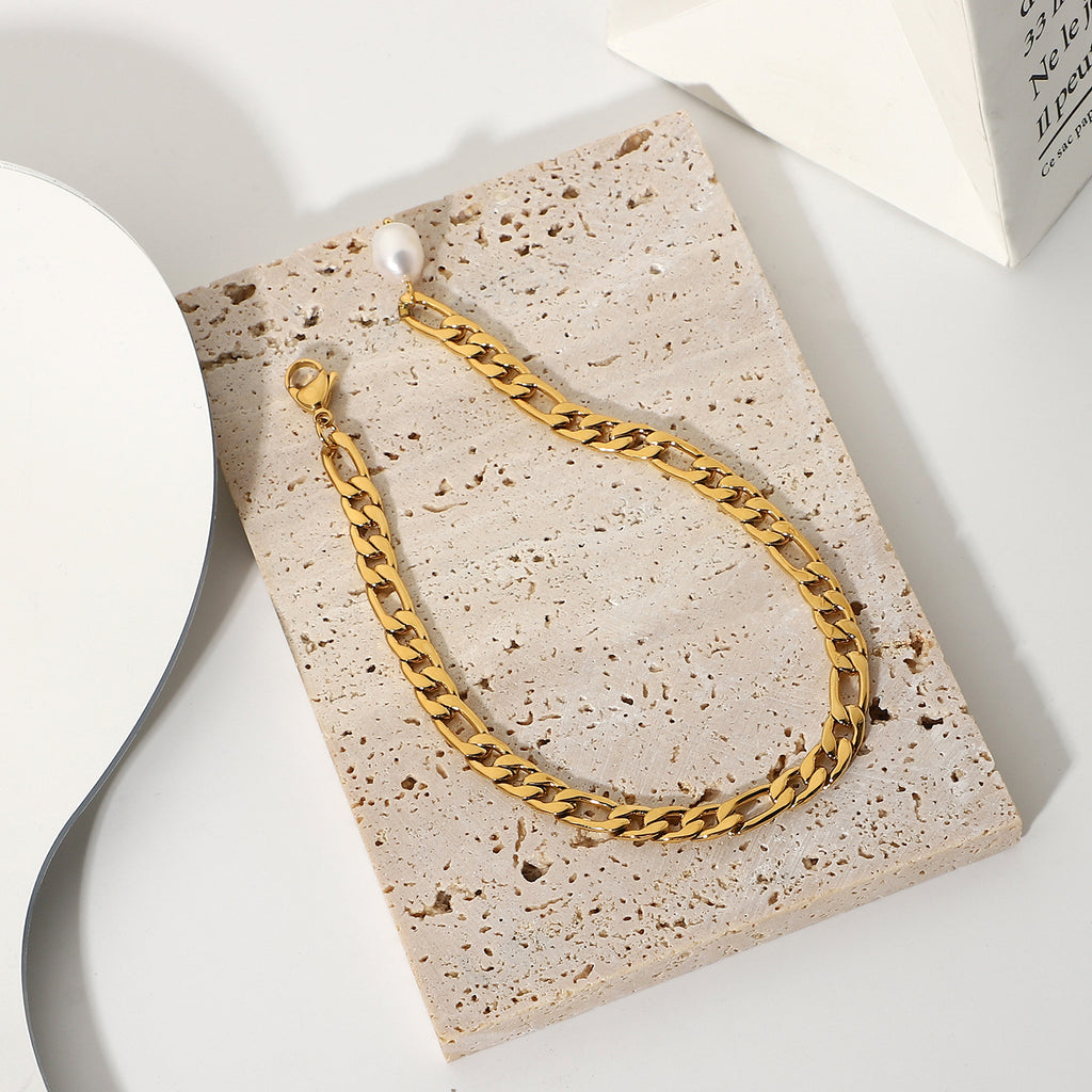 Baroque Pearl Anklet – Elegant Freshwater Pearl Jewelry