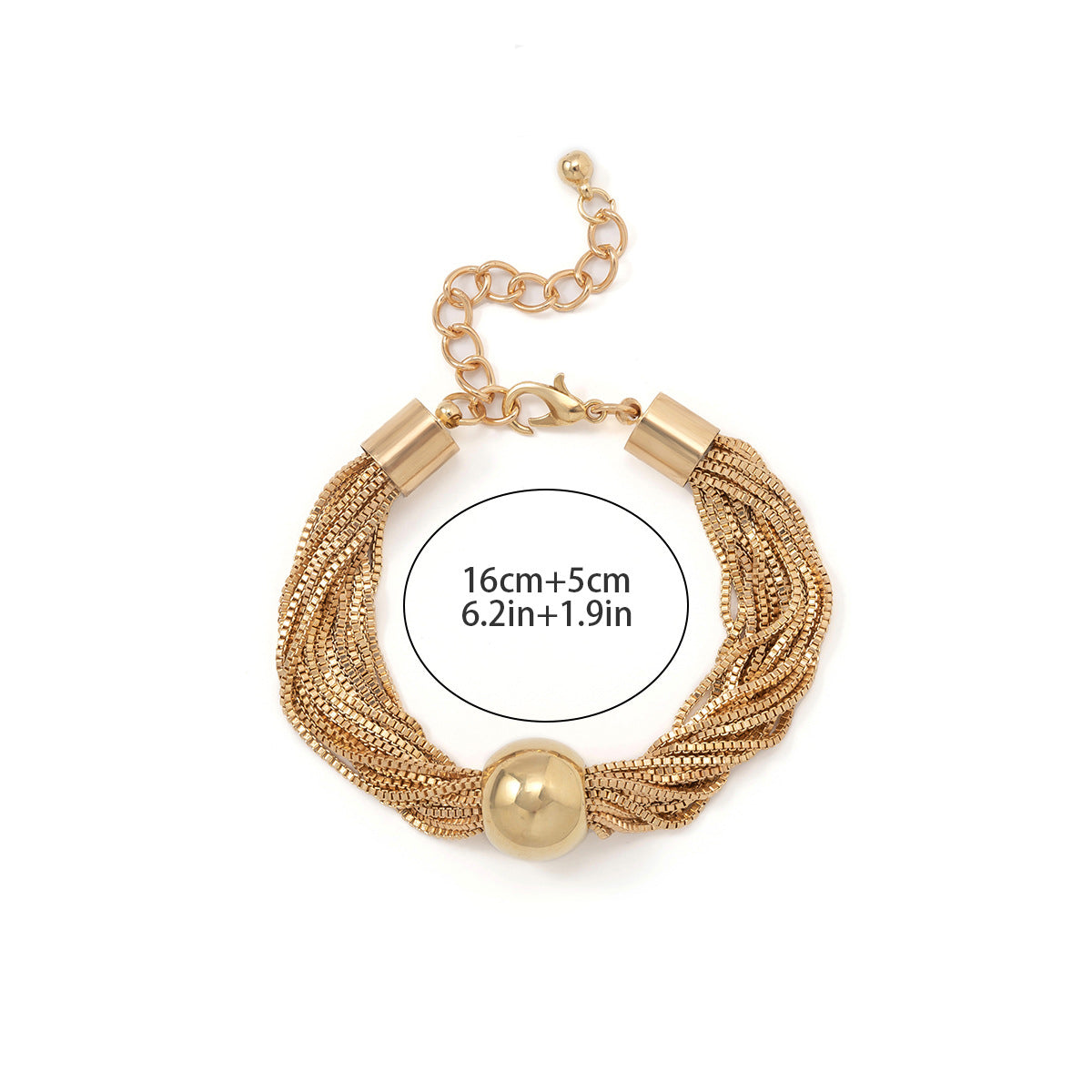 Layered Chain Stacking Chic Bracelet for Women